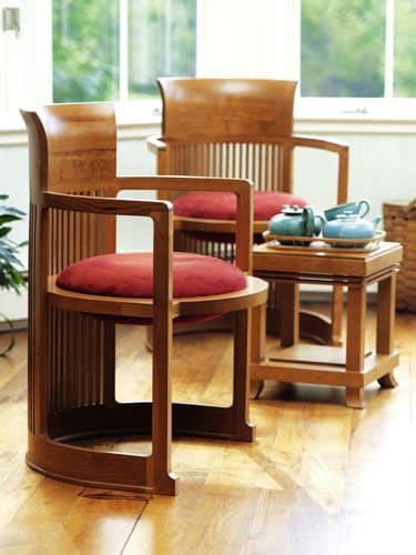 frank lloyd wright barrel chair copeland furniture