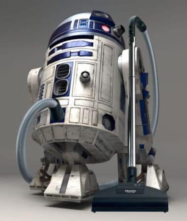 R2VAC2 Vacuum Cleaner Doesn't Like the Dark Side of the Force & Dirt