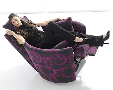Dorota Fabric Swivel Recliner