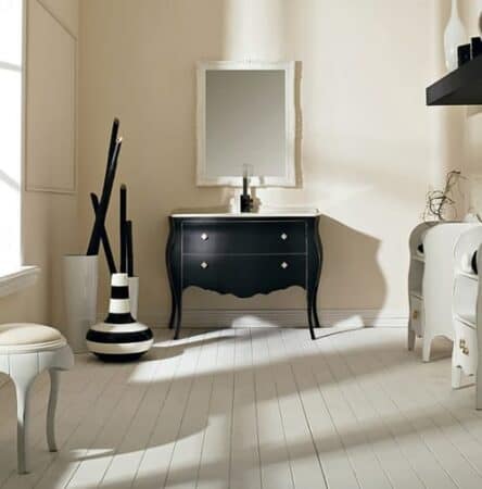 Traditional Bathroom Furniture Design with a Transitional Touch