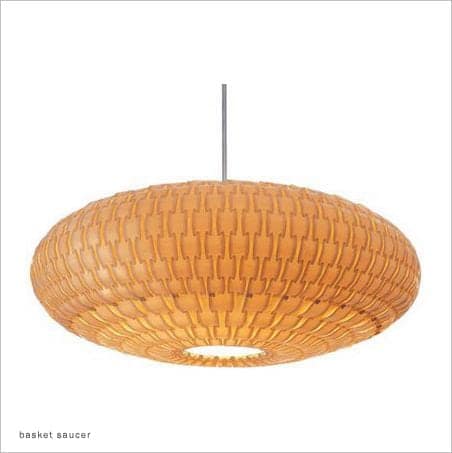 The Basket Saucer Hanging Lamp from dform