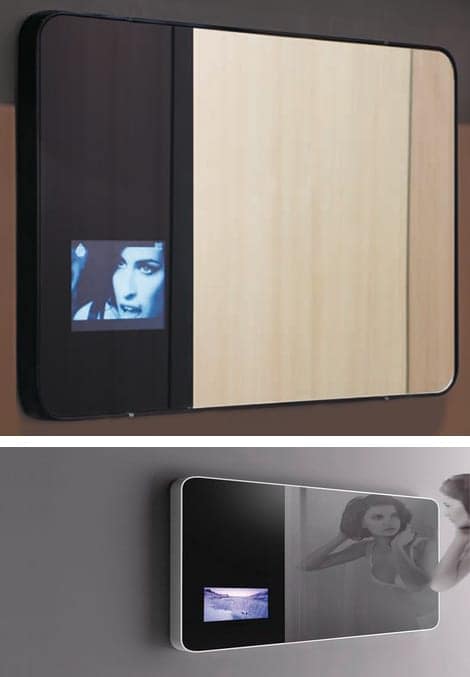Hi Mirror : Multi-Media Mirror from Valli Arredobagno