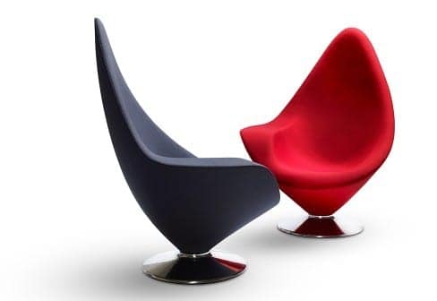 Plateau : The Modern Swivel Chair / Side Table from Engelbrechts