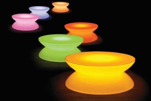 The Illuminated "Lounge" Coffee Table Ads Cool Ambiance