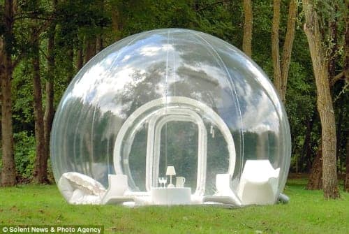 The Bubble Tent Shows You All the Stars But They See You Too