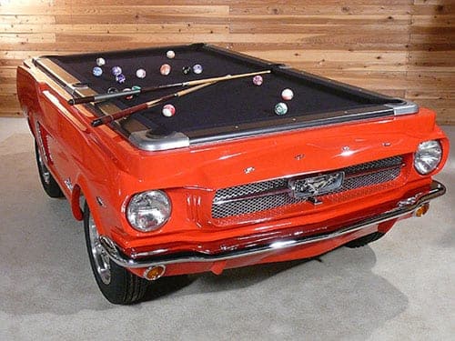 1965 Ford Mustang Pool Table Is Now Up for Auction
