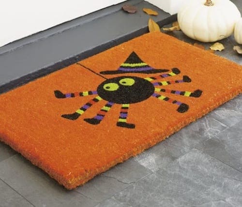 Spooky Spider Doormat Is  Perfect For Halloween