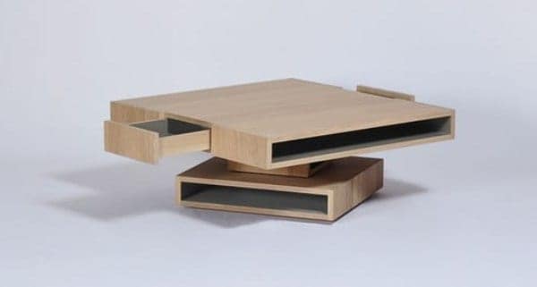 The Cubocarré Coffee Table by Les Ateliers du Drugeot