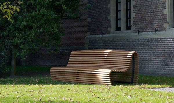 Outdoor Relaxing Style: Titikaka Bench by B&B Italia